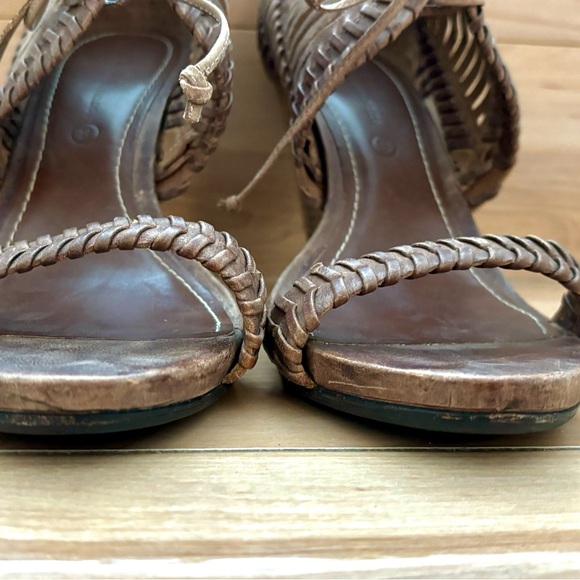 All Saints Braided Leather Sandal - Picture 6 of 9